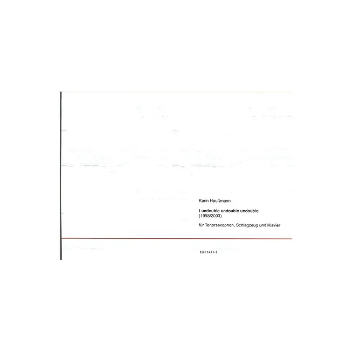 I undouble undouble undouble