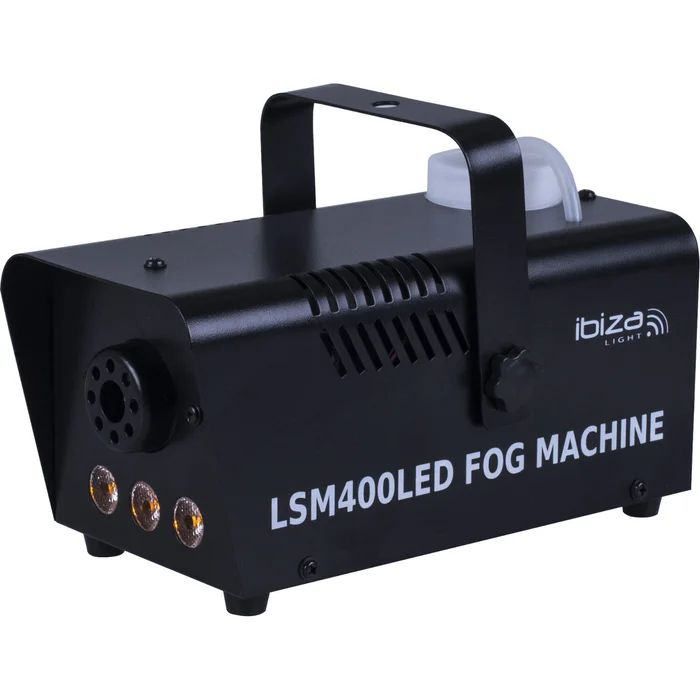 IBIZA LSM400LED-BK LED MINI NEBELMASCHINE 400 Watt