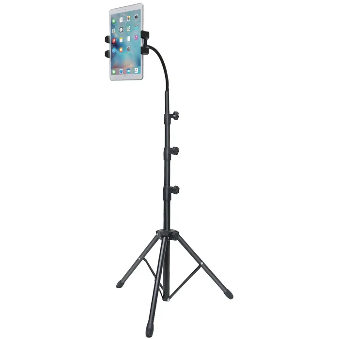Ibiza SMM20 Tablet und Smartphone höhenverstellbares Stativ mit flexiblem Arm