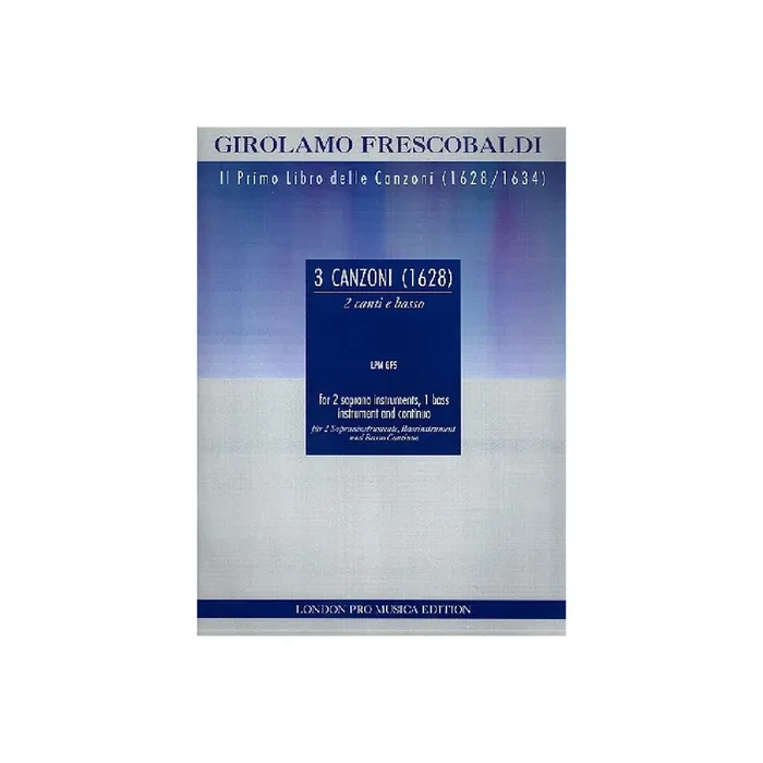 Il primo libro delle canzoni (1628) – 3 canzoni