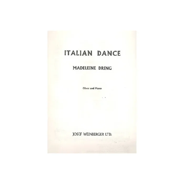 Italian Dance für Oboe und