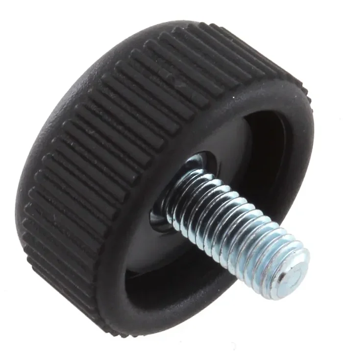 K&M 01.82.802.55 Rändelschraube mit Logo