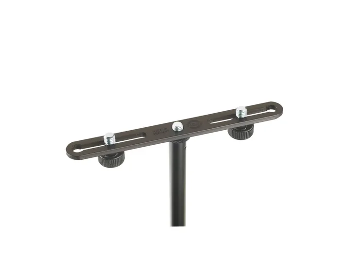 K&M 23550 Mikrofonhalteschiene schwarz