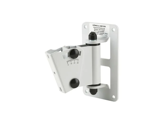 K&M 24471 Boxenwandhalter weiß