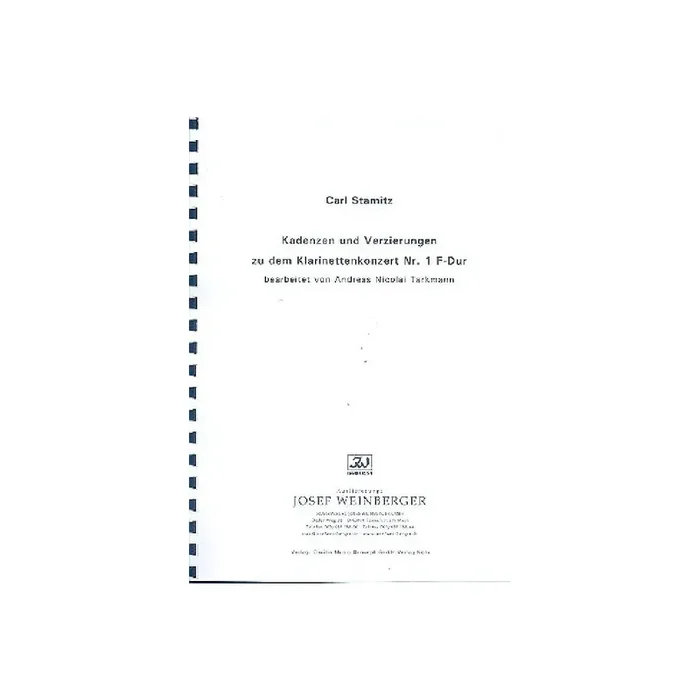 Kadenzen und Verzierungen zum