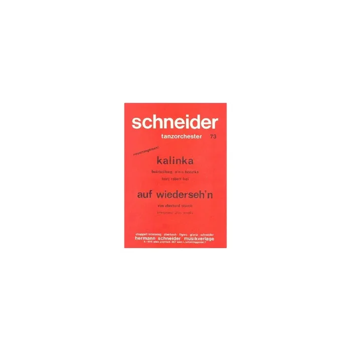 Kalinka und Auf Wiederseh‘n