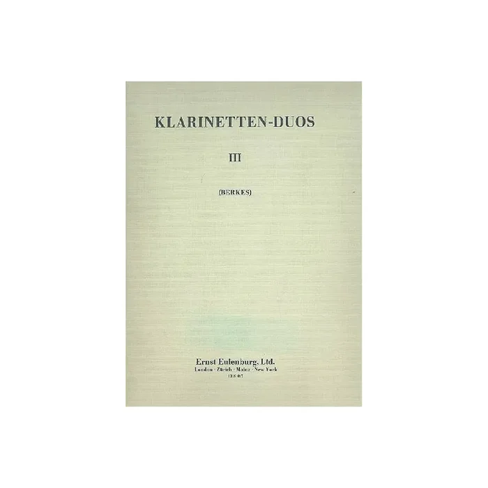 Klarinettenduos Band 3