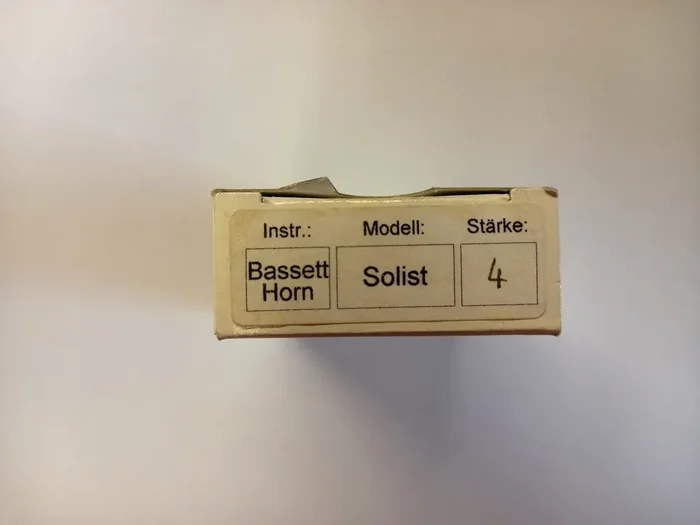 Klingson Bassetthorn Blätter Solist Stärke 4