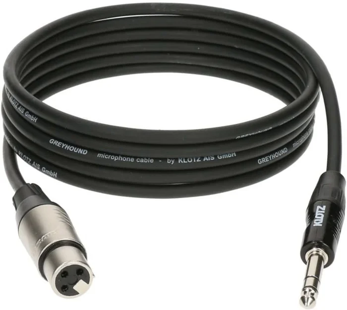 Klotz GRG1FP10.0 XLR – XLR (f) – 6.3 Klinke – 10m
