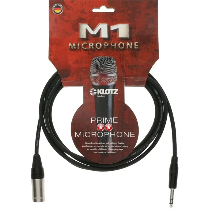 Klotz M1 Microphone M1MS1K0300 3m Mikrofon Kabel
