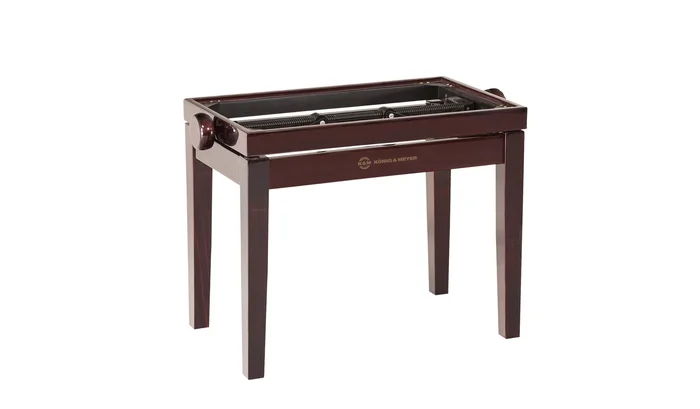 König & Meyer 13751 Klavierbank – Unterteil – Mahagoni poliert