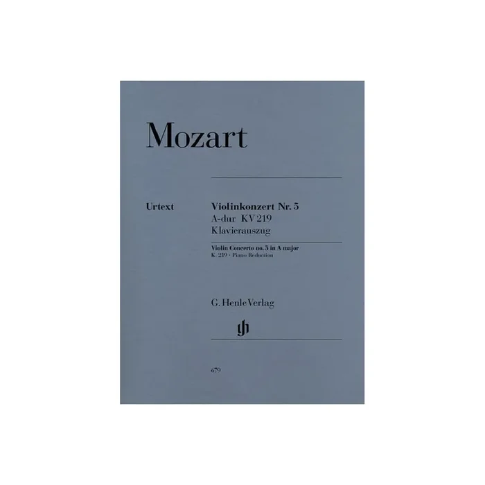 Konzert A-Dur Nr.5 KV219 für Violine und Orchester