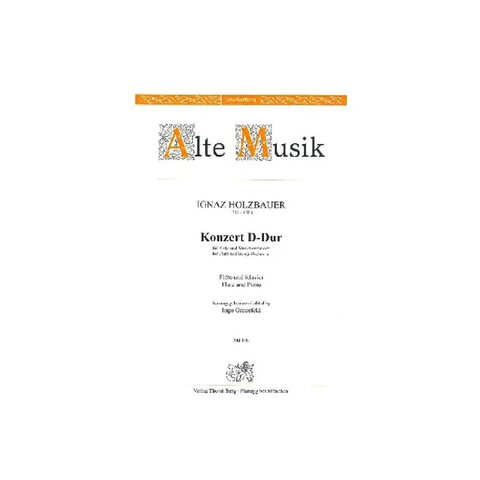 Konzert D-Dur für Flöte und Streichorchester