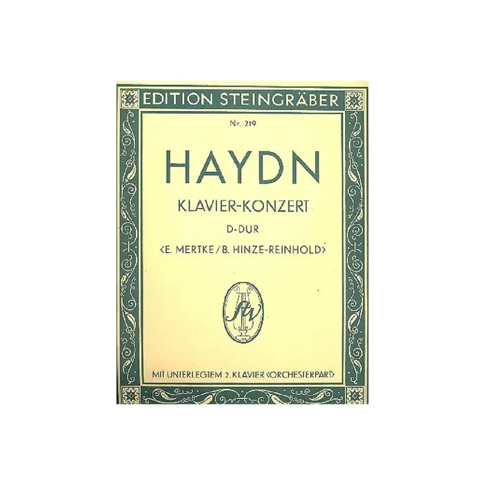 Konzert D-Dur für Klavier und Orchester