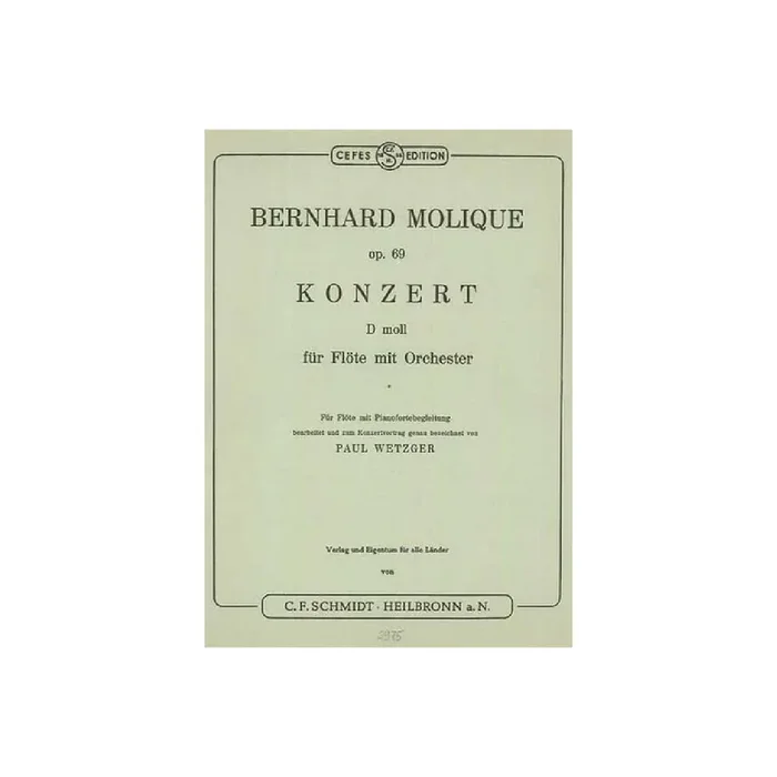 Konzert für Flöte op.69 für Flöte und Orchester