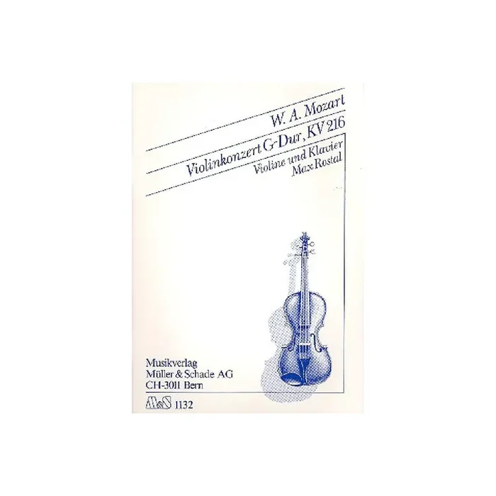 Konzert G-Dur KV216 für Violine