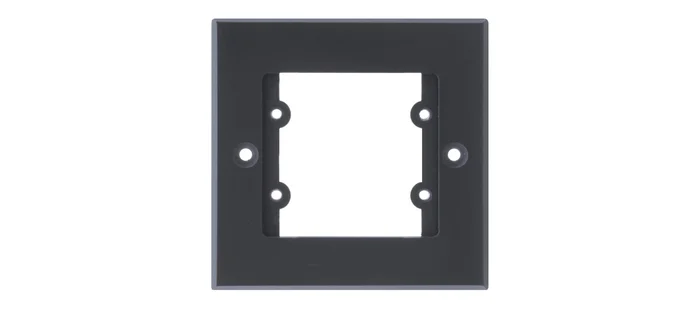 Kramer FRAME-1G/US(G) – Rahmen für 3 Wall-Plate Einsätze – einfache Breite (US) – grau