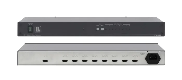 Kramer VM-8H – 1:8 HDMI Verteilverstärker, HDTV Kompatibel und HDCP Konform