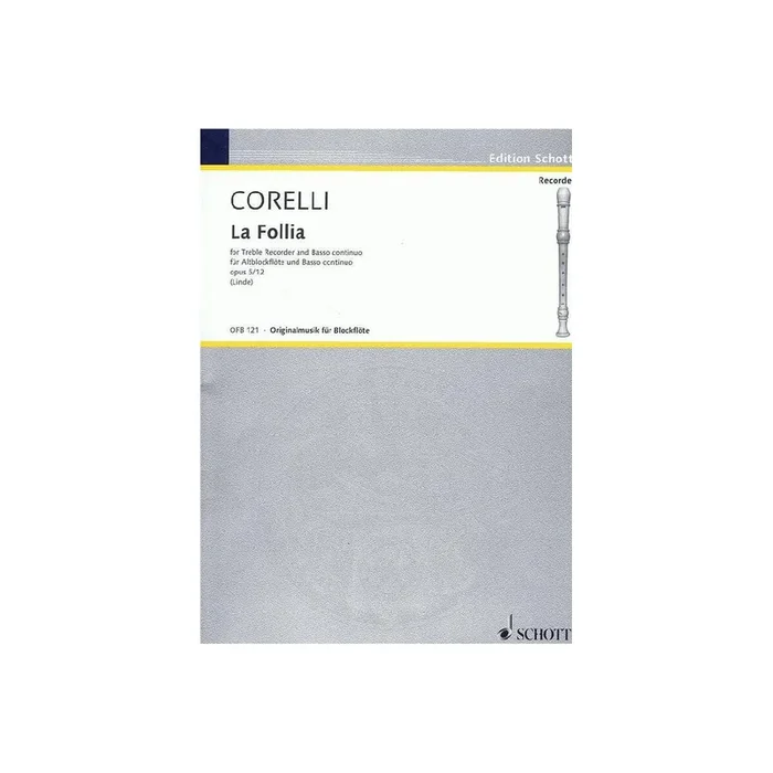 La Follia op.5,12 für Altblockflöte