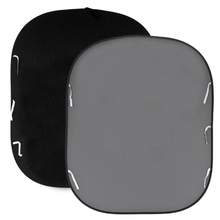 Lastolite LL LB67GB Falthintergrund Doppelseitig Schwarz/Grau 180x215cm