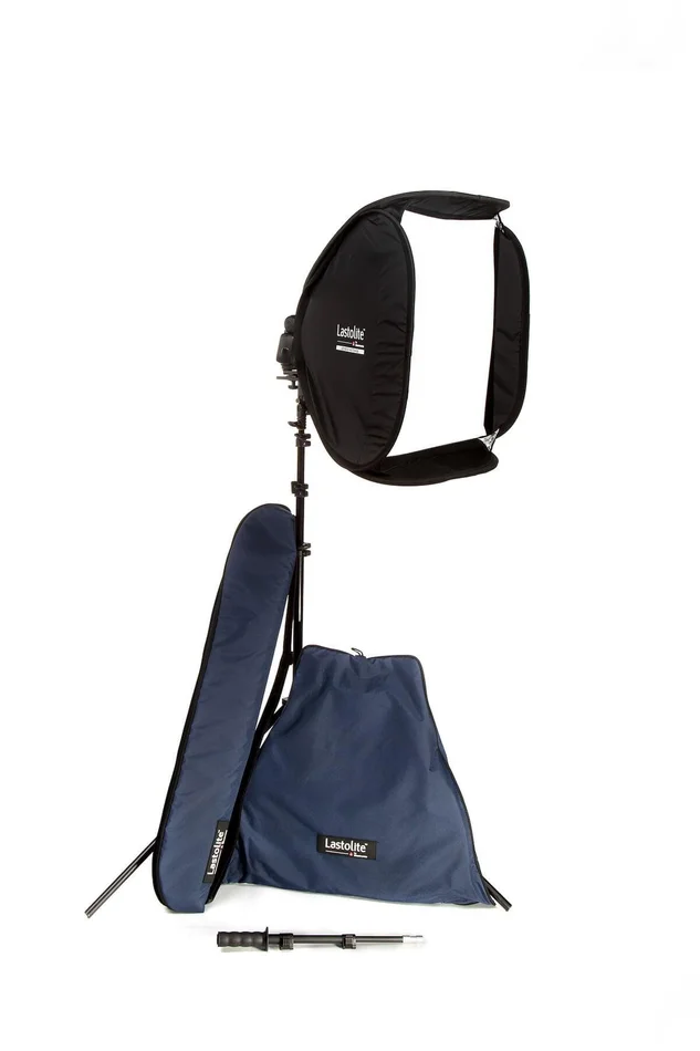 Lastolite LL LS2472 Ezybox Hotshoe Kit 76x76cm + Stand/Tilthead & 2400 Handle