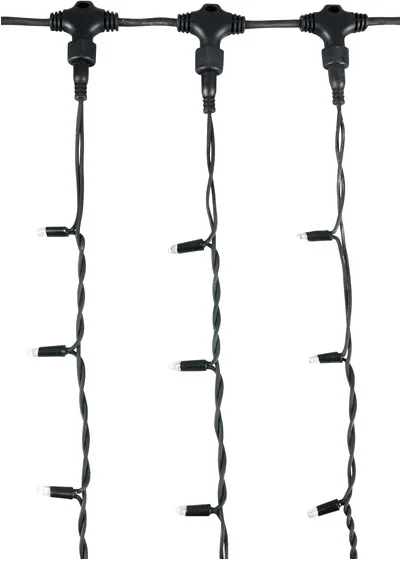 LED Rubber Curtain Light WW 900 LEDS/36 LEDS/3M string