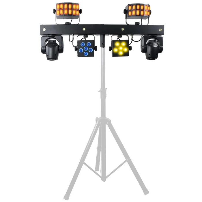 LIGHT4ME MT BAR 1 Beleuchtungsset Multieffektlicht RGBW 4in1 Moving Head Derby-Effekt