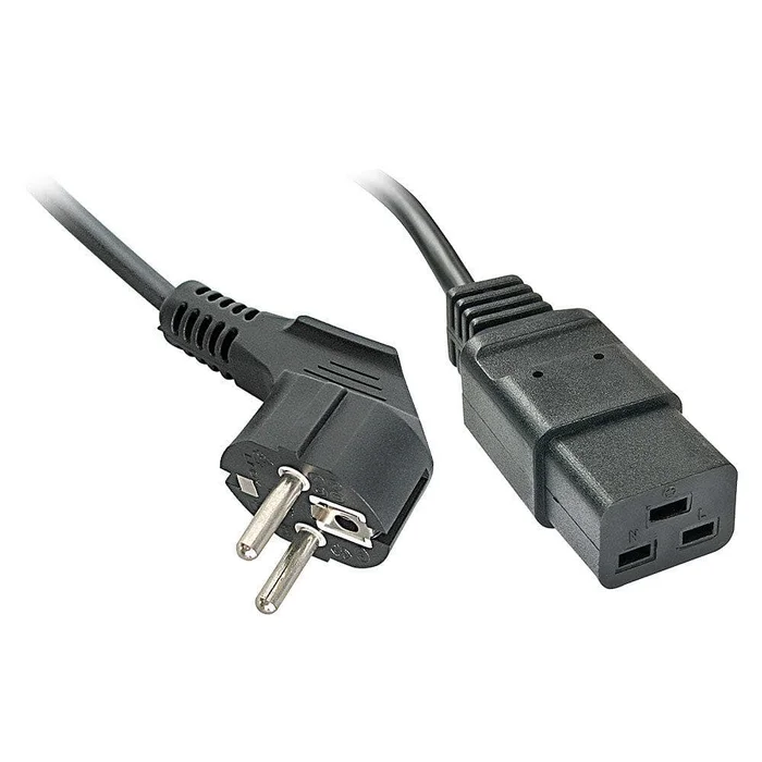 LINDY 30344 2m Schuko auf IEC C19 Netzkabel – Ideal für die Verbindung von High-End-G