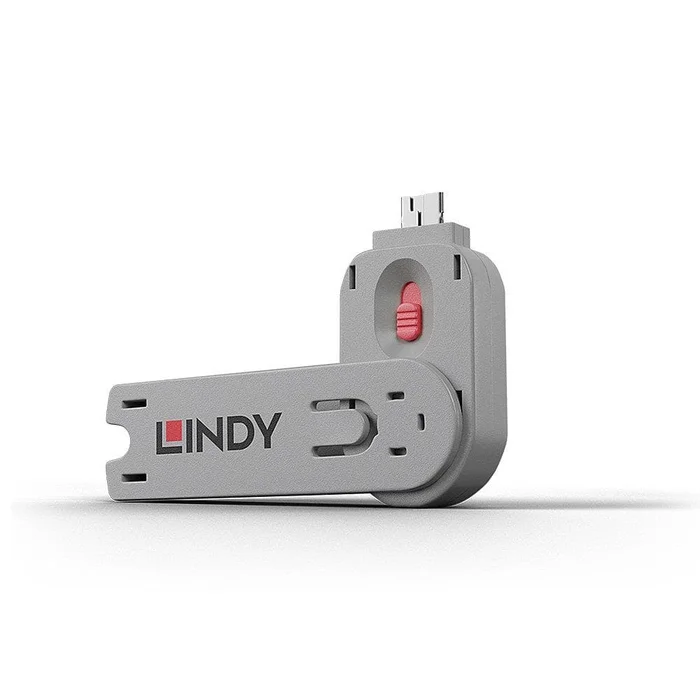 LINDY 40620 Schlüssel für USB Port Schloss, pink – für No. 40450 und 40460