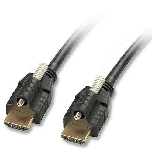 LINDY 41388 HDMI®-Kabel mit Ethernet & 2x Steckerschloss, Typ A/A, 5m