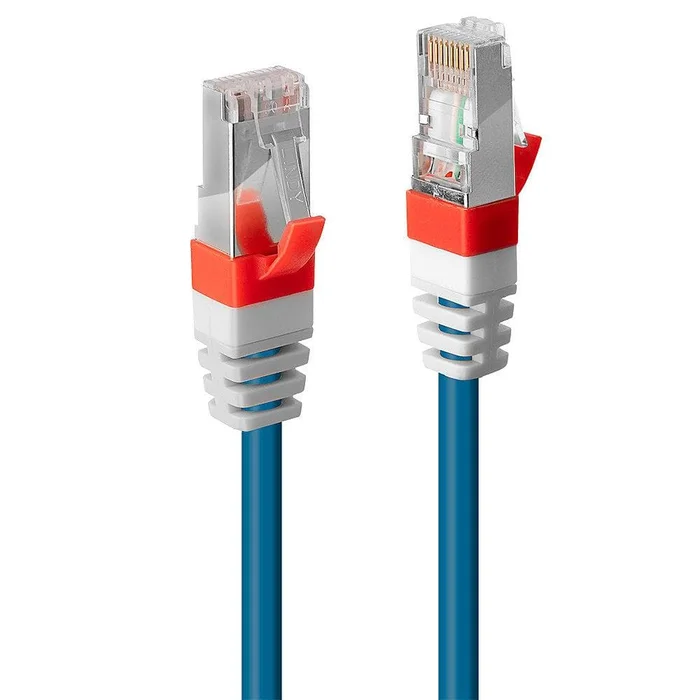 LINDY 45373 0.5m Cat.6A S/FTP LSZH Netzwerkkabel, blau – RJ45-Stecker, 500MHz, Kupfer