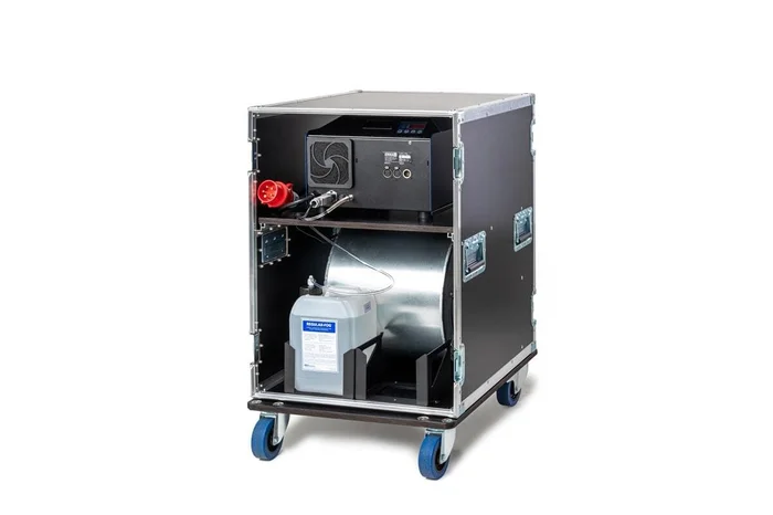 Look Solutions Orka deLuxe Power-Nebelgerät im Flightcase mit Lüfter, 9700 Watt
