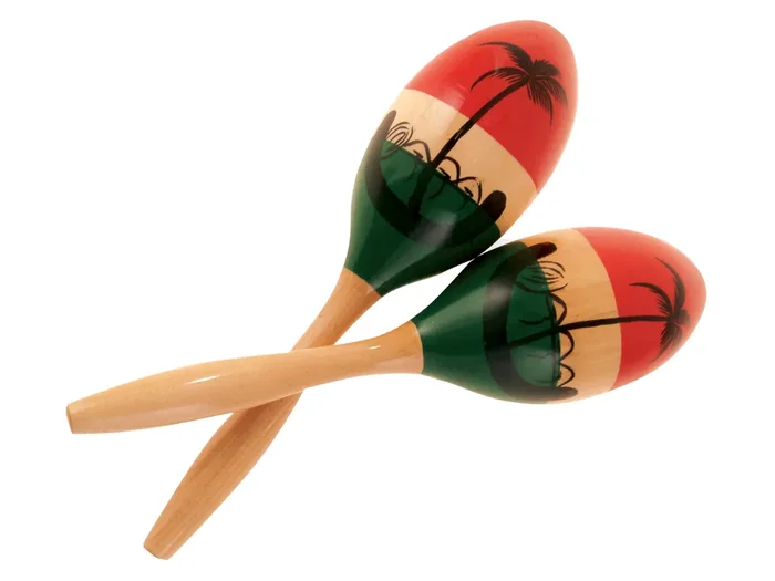 LP CP287 Maracas CP Wood groß bemalt