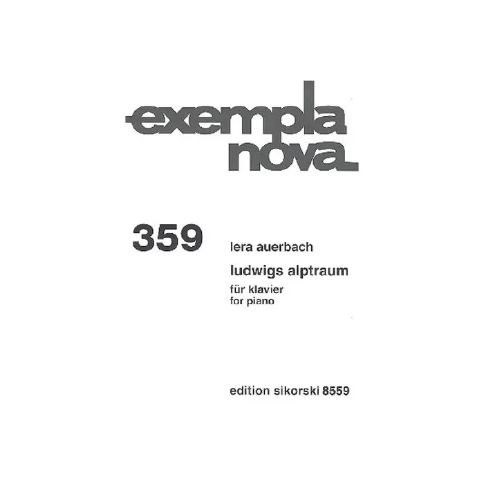 Ludwigs Alptraum für Klavier
