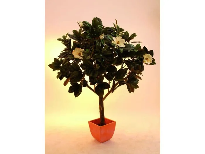 Magnolienbaum 783 Blätter / 12 Blüten 150cm, Kunstpflanze