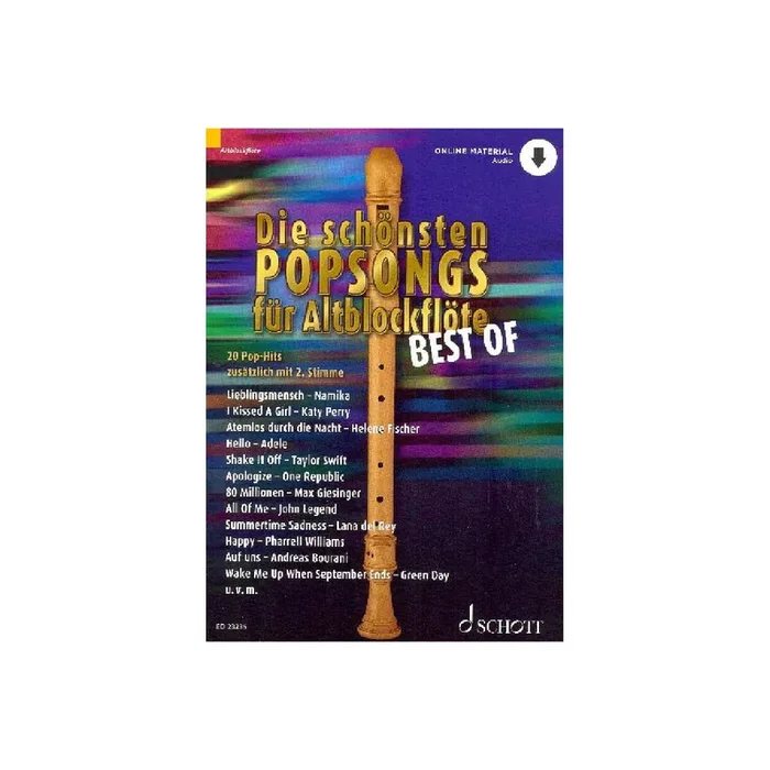 Megastarke Popsongs – Best of (+Online-Audio)