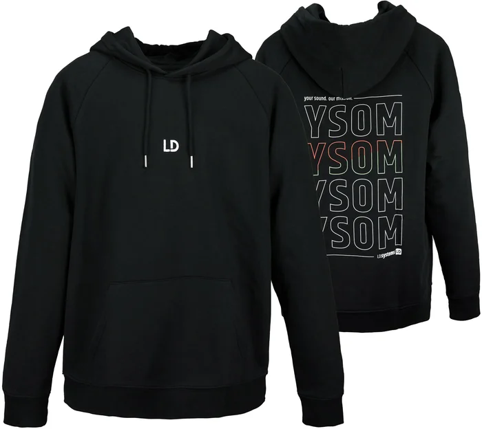 Merchandise „YSOM“-Outline Hoodie – Unisex 2XL – LD Systems Hoodie mit „YSOM“-Outline Motiv