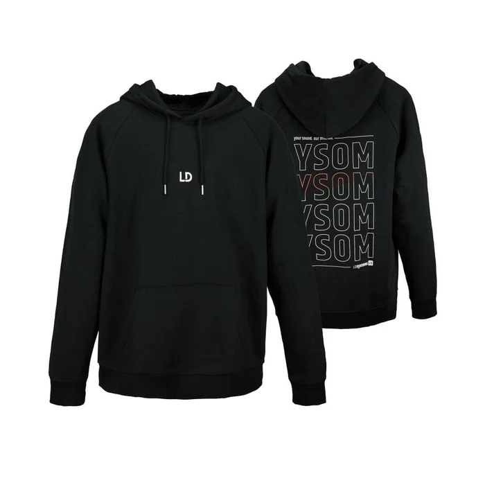 Merchandise „YSOM“-Outline Hoodie – Unisex L – LD Systems Hoodie mit „YSOM“-Outline Motiv