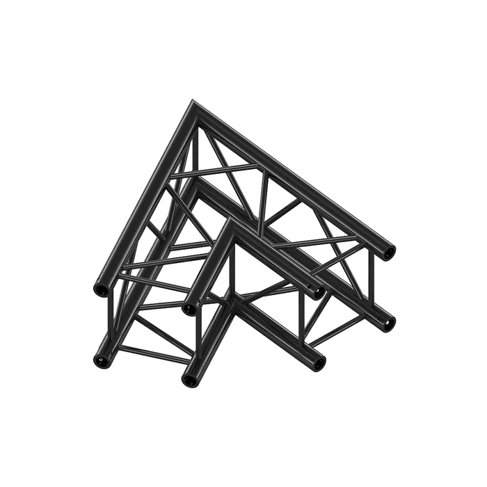 MILOS Pro-30 Square G Truss – Corner – Heavy Duty QCVU20 – 60° corner – heavy duty – black – G