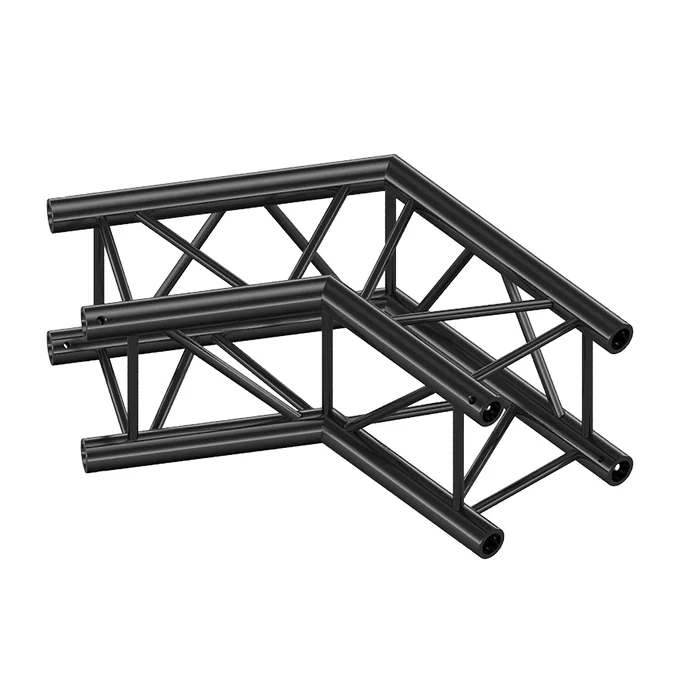 MILOS Pro-30 Square G Truss – Corner – Heavy Duty QCVU22 – 120° corner – heavy duty – black – G