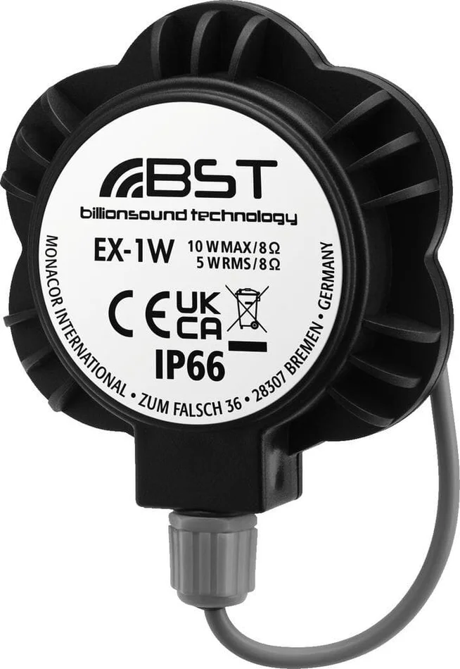 MONACOR EX-1W – Audio-Exciter/Resonator, 5 W, 8 O