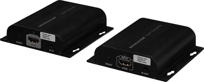 MONACOR INS-100Z – Übertragungsset für HDMI™-Signale über Netzwerkkabel bis zu 100 m Länge