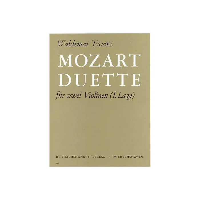 Mozart-Duette 13 zweistimmige