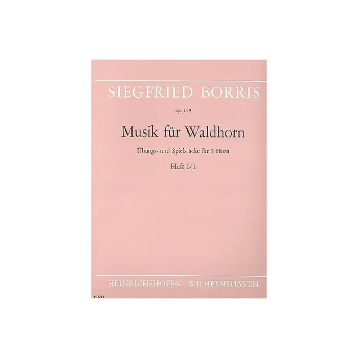 Musik für Waldhorn op.109 Band 1 Teil 1