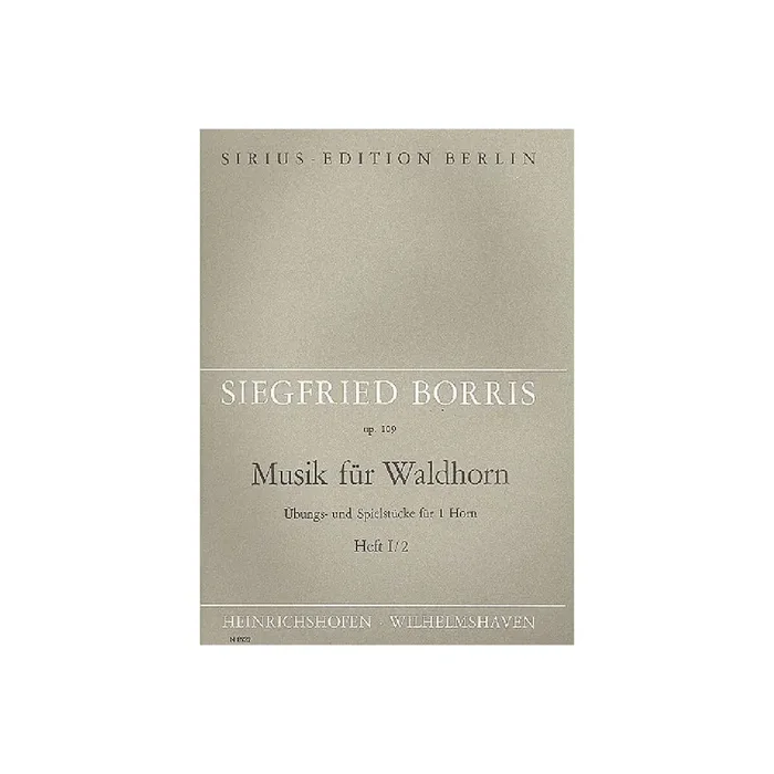 Musik für Waldhorn op.109 Band 1 Teil 2