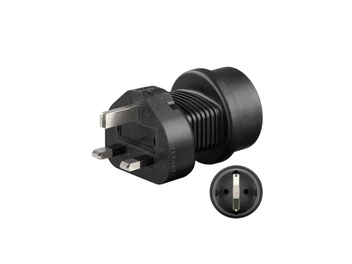 Netzadapter Schutzkontaktbuchse – UK Stecker