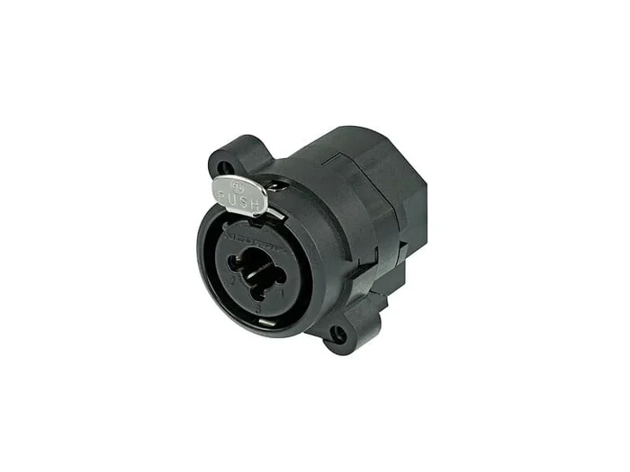 Neutrik 3pol-XLR Einbaubuchse, mit 6.35 mm Klinke mono NCJ5FI-S