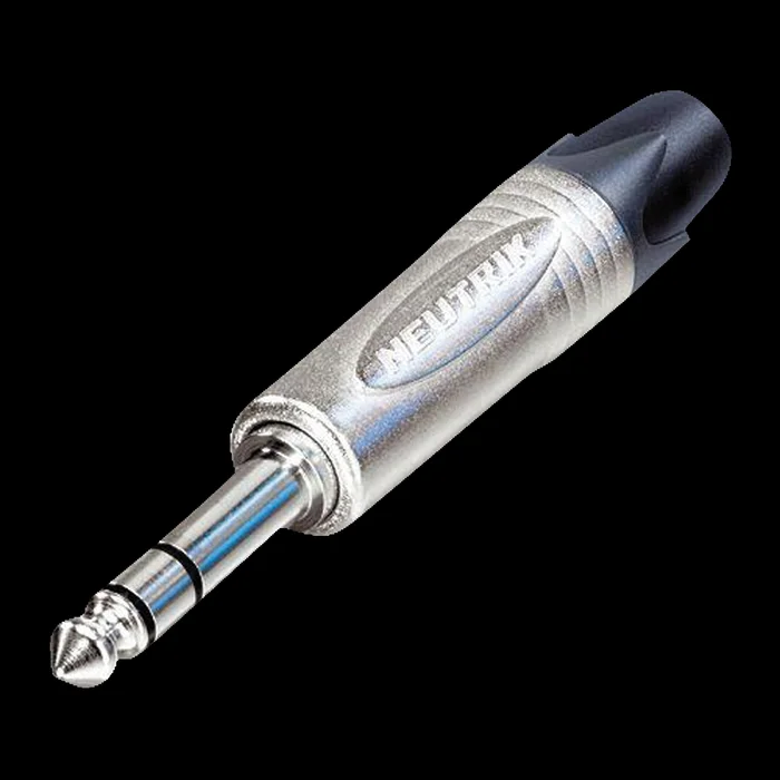 NEUTRIK Jack Plug 6.3 mm Stereo Nickelgehäuse