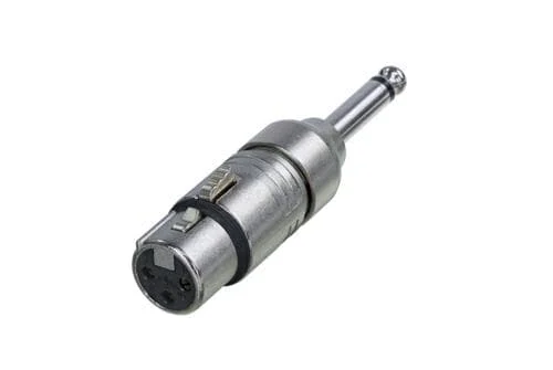 NEUTRIK NA2FP – Adapter, 3p XLR female auf 6,3 Klinke mono male
