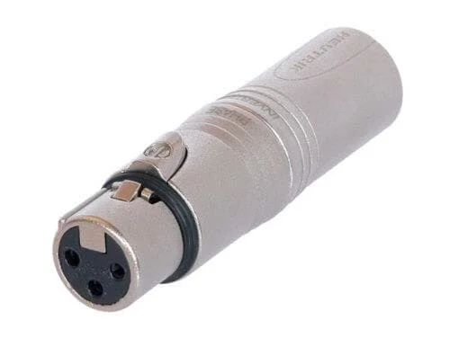 NEUTRIK NA3FMX – Adapter, 3p XLR female auf 3p XLR male, Pin 2-3 gekreuzt